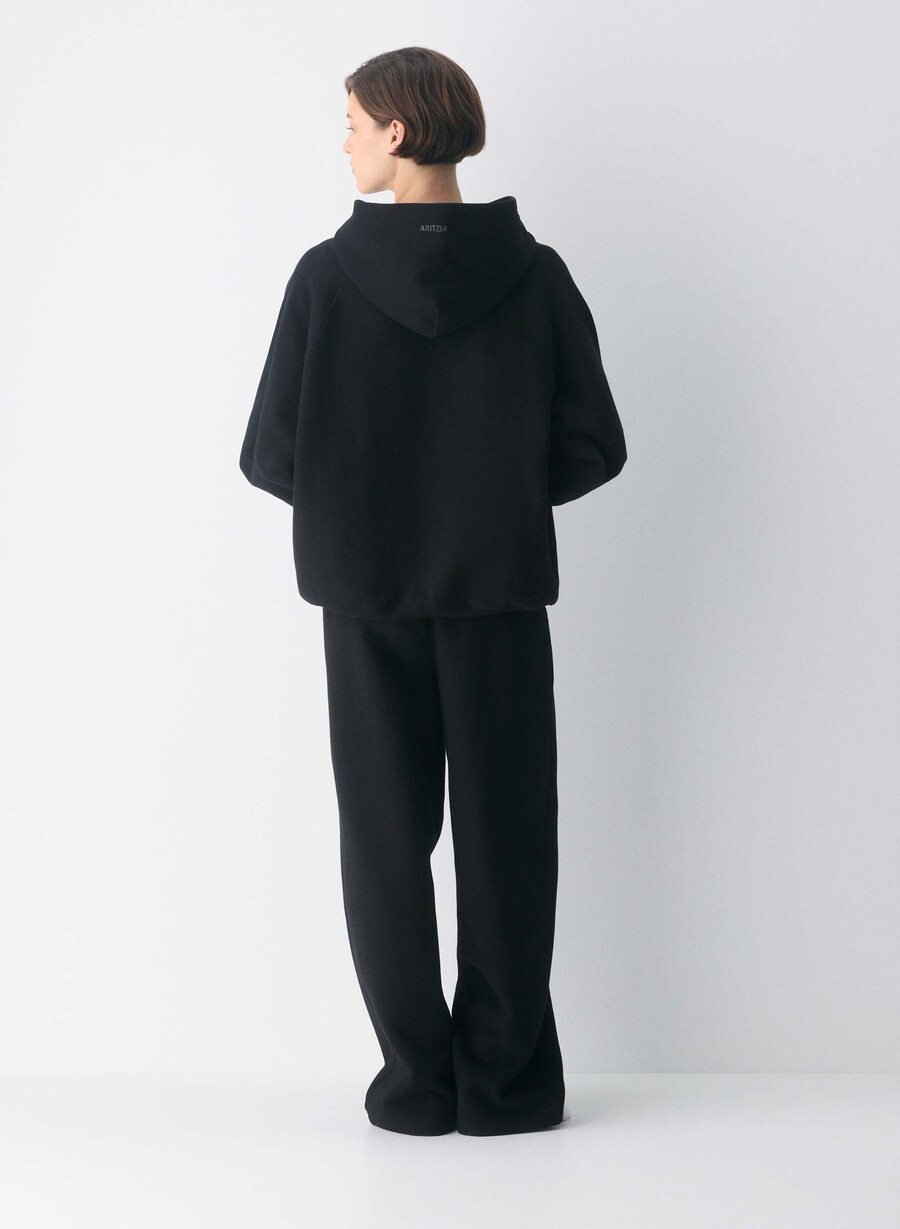 pantaloni della tuta cozy sweatfleece boyfriend barrel nero