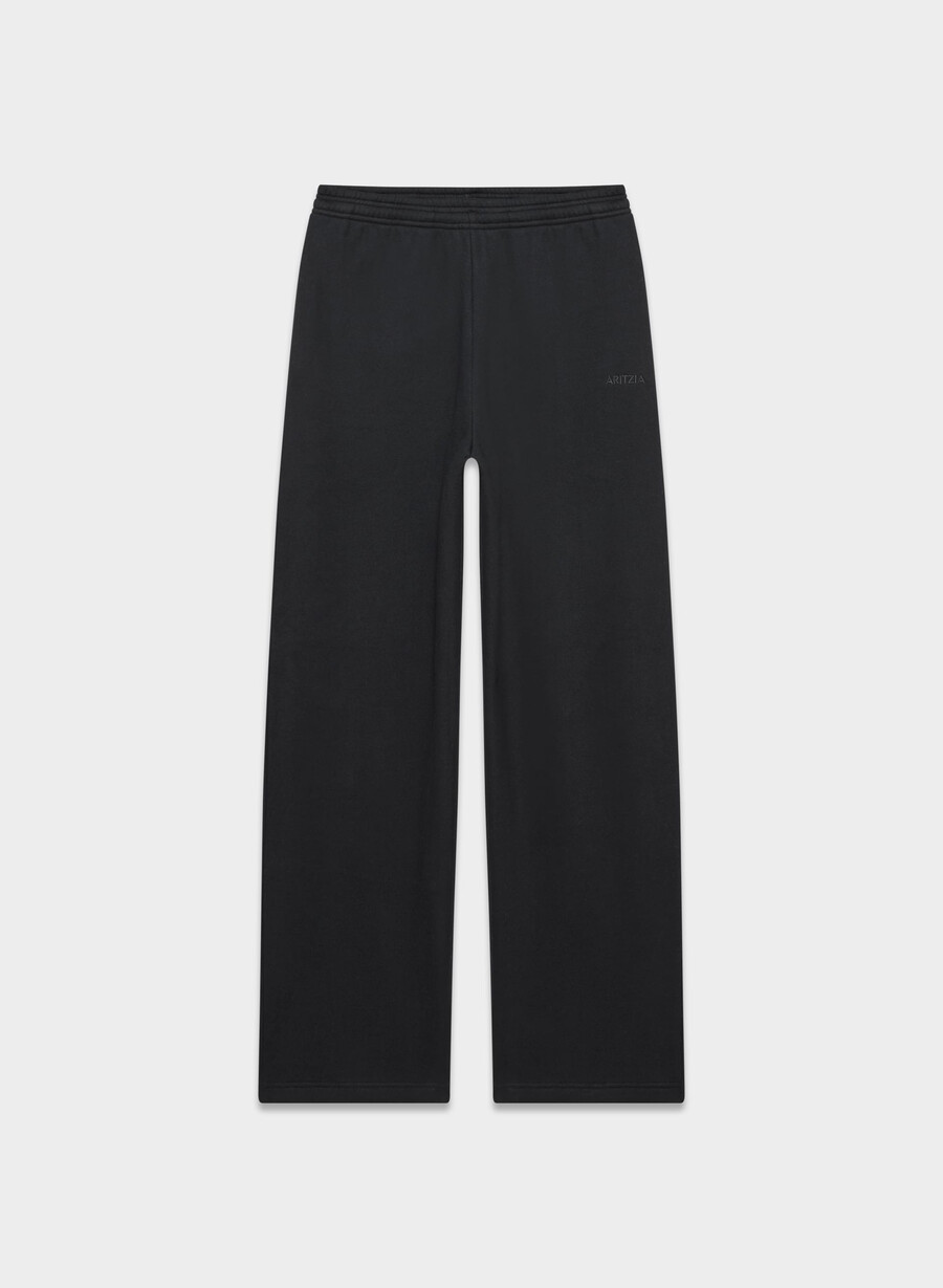 pantaloni della tuta cozy sweatfleece boyfriend barrel nero