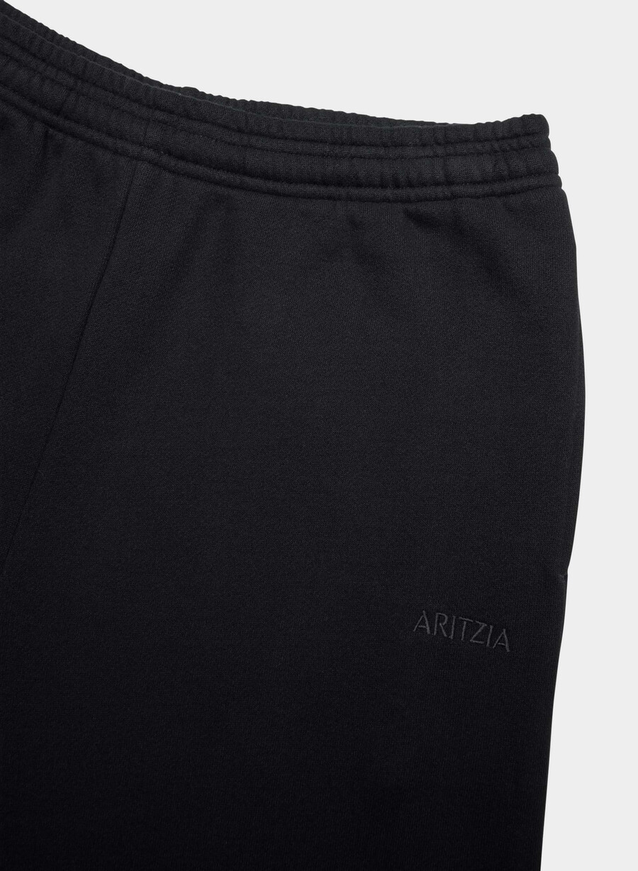 pantaloni della tuta cozy sweatfleece boyfriend barrel nero