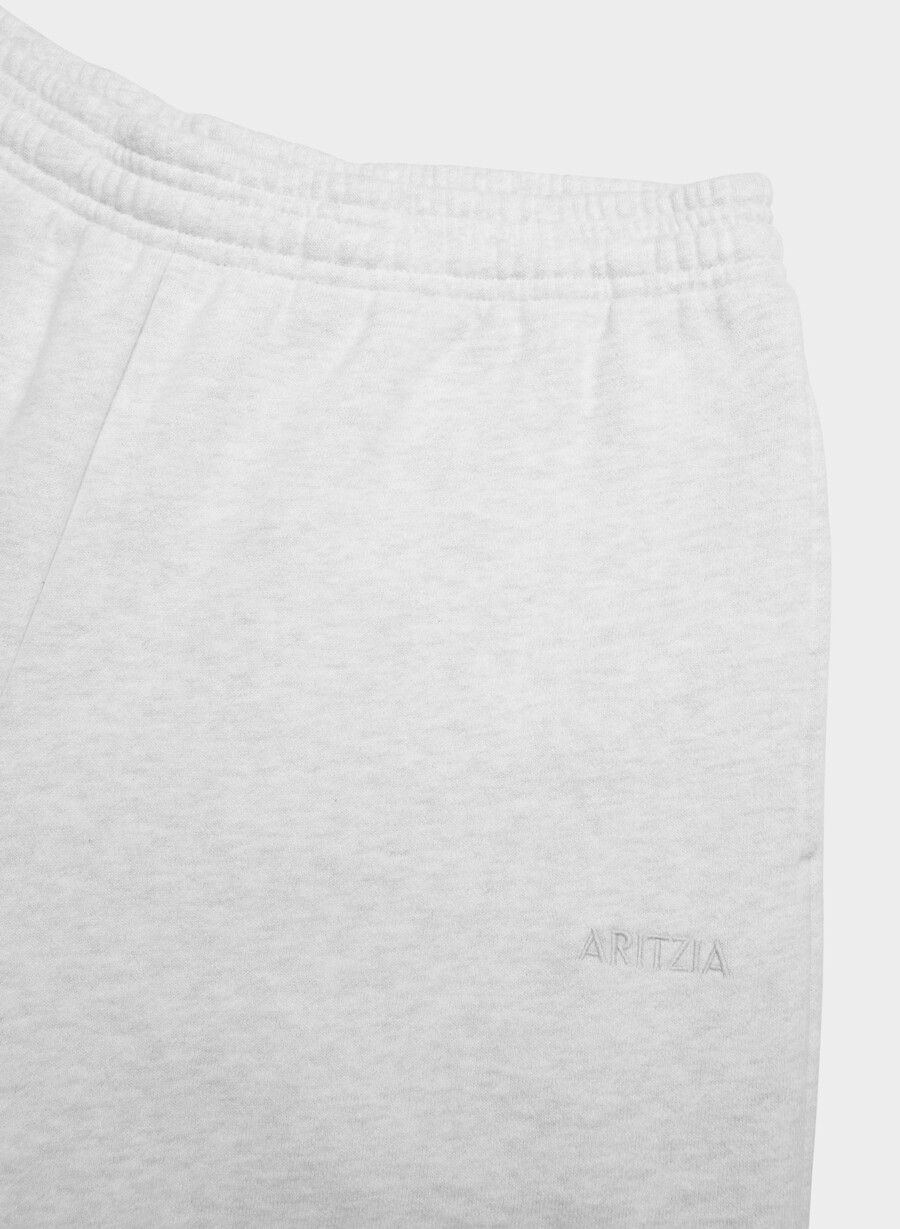 pantaloni della tuta cozy sweatfleece boyfriend barrel heather cloud white