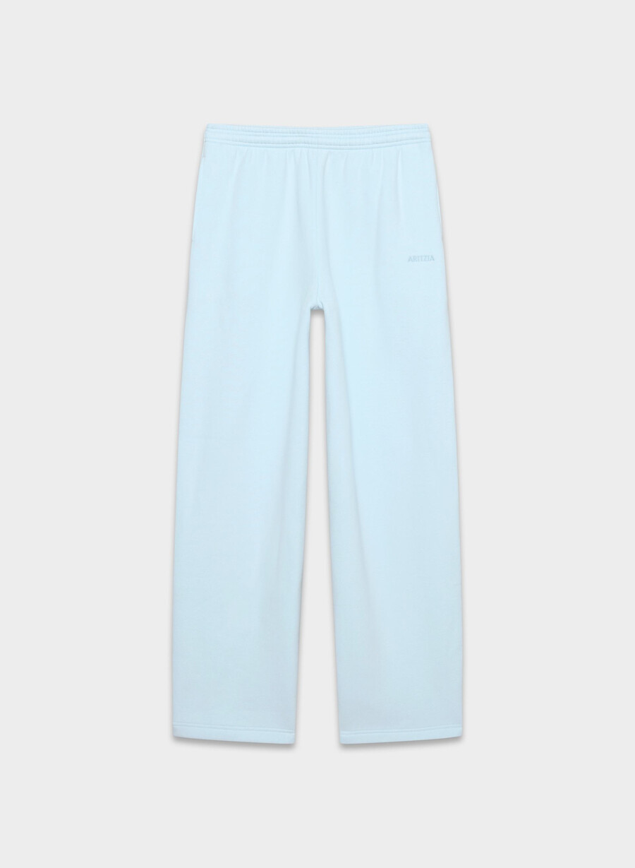 pantaloni della tuta comodi in pile boyfriend barrel villa blue