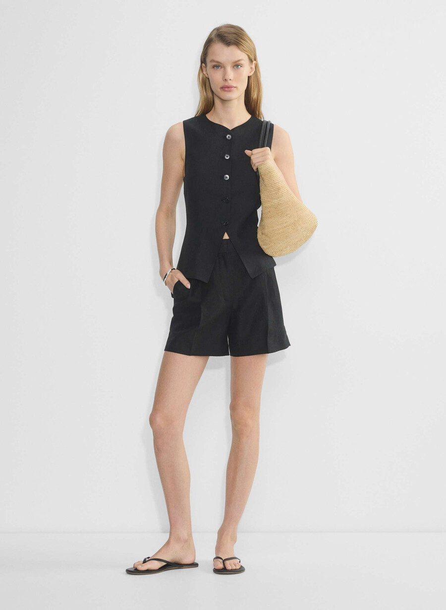 the effortless short mid-thigh - cruiselinen nero
