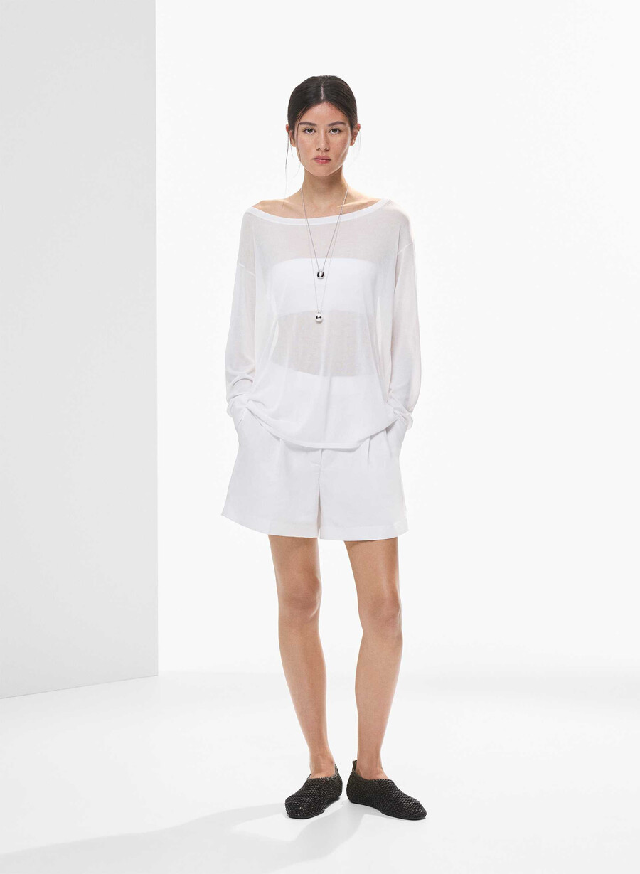 the effortless short mid-thigh - cruiselinen bianco