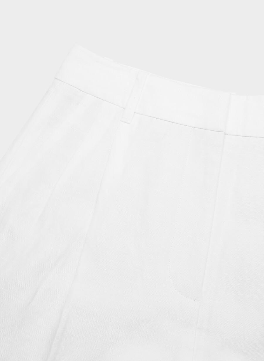 the effortless short mid-thigh - cruiselinen bianco