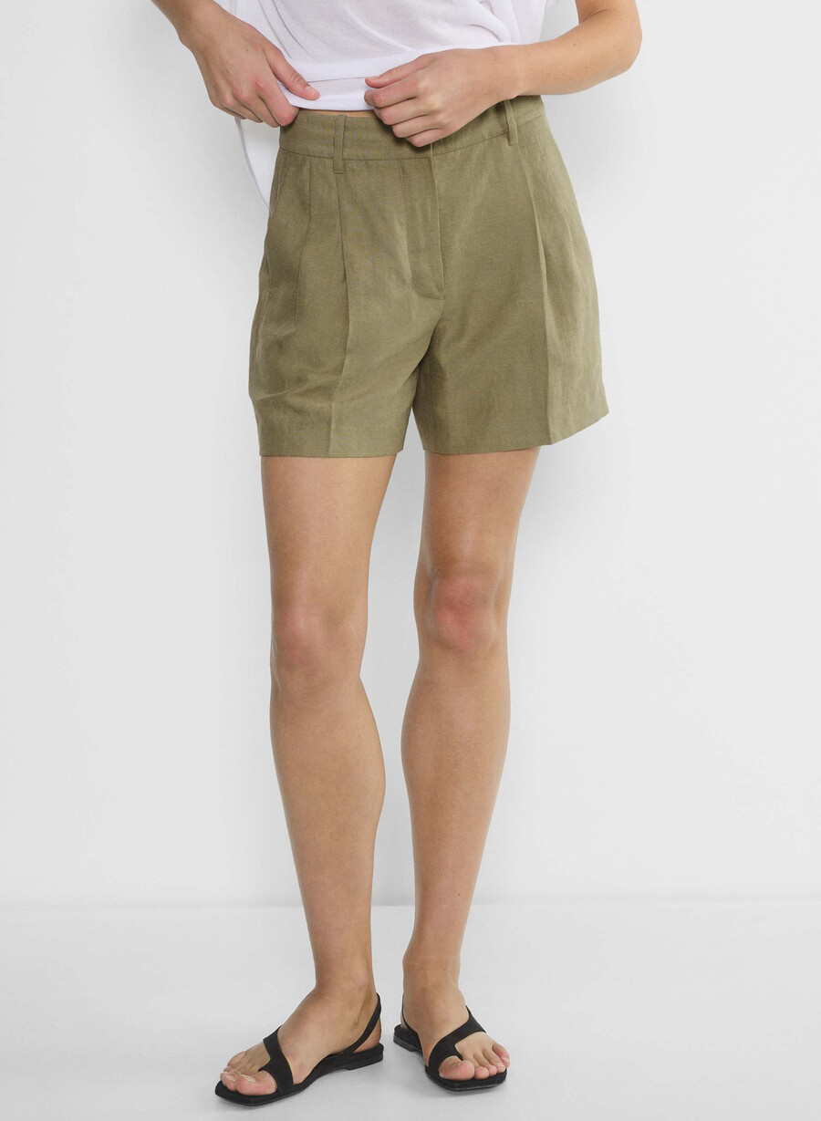 the effortless short mid-thigh - cruiselinen olive secche
