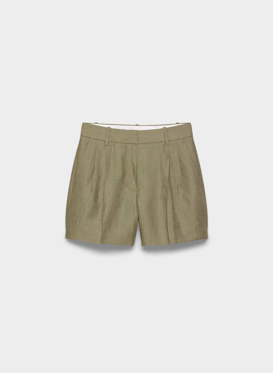 the effortless short mid-thigh - cruiselinen olive secche