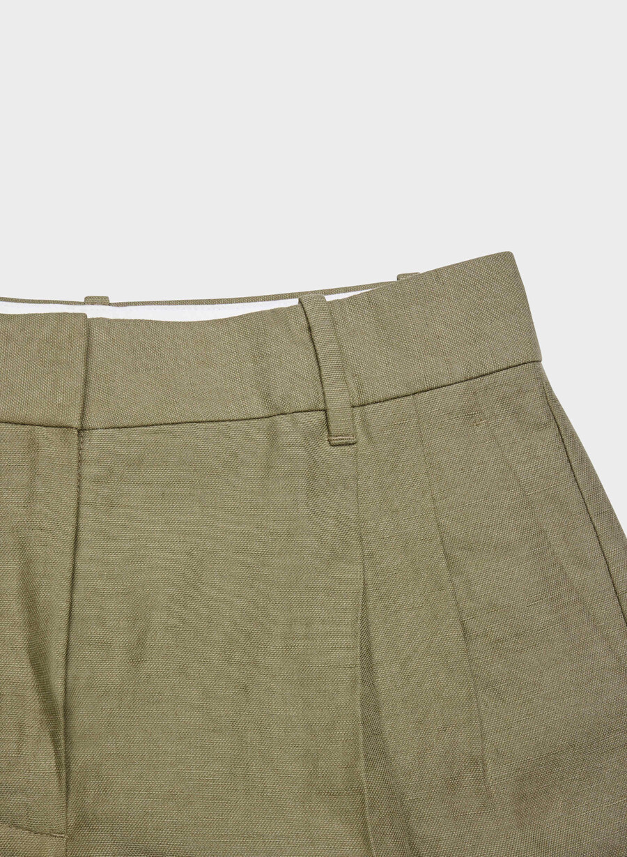 the effortless short mid-thigh - cruiselinen olive secche