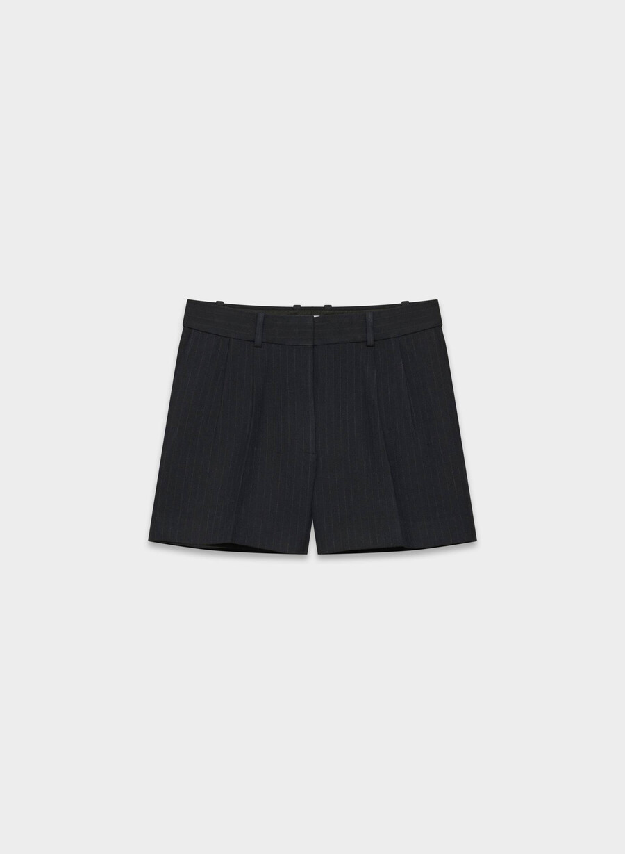 mini short plissettato stn strp dn nvc gr