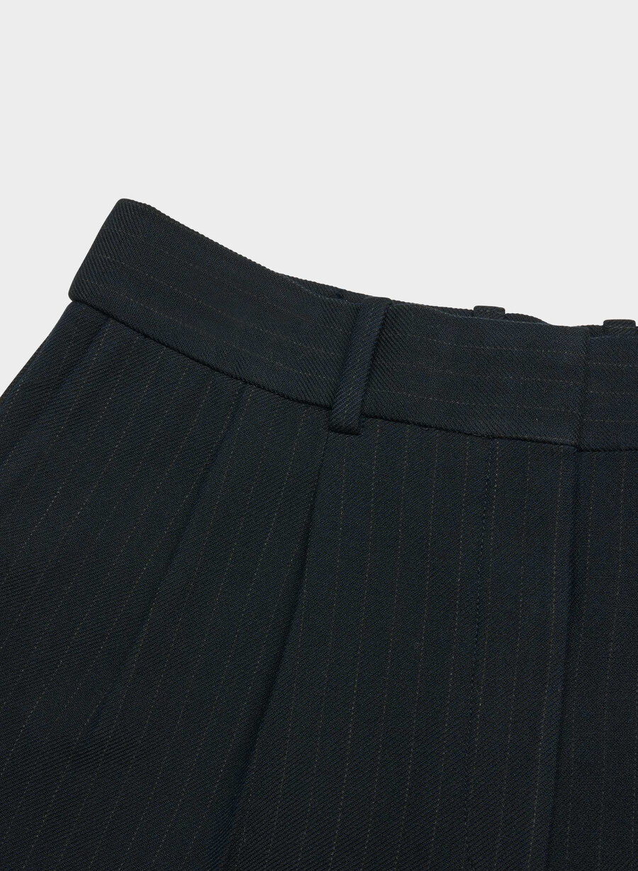 mini short plissettato stn strp dn nvc gr