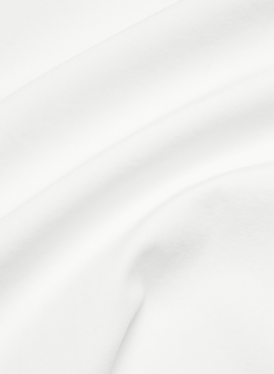 camicia in popeline rilassata reminisce bianco brillante