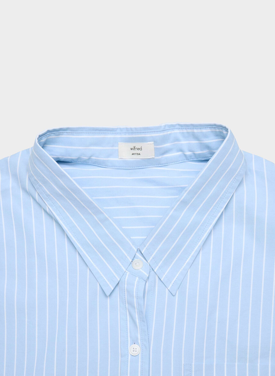 camicia in popeline rilassata reminisce mtchll strp cf bbw