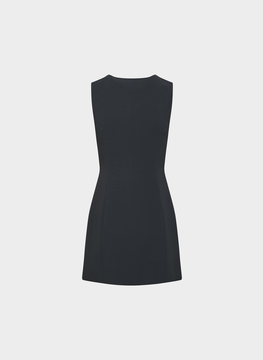 abito aria - crepette dark navy