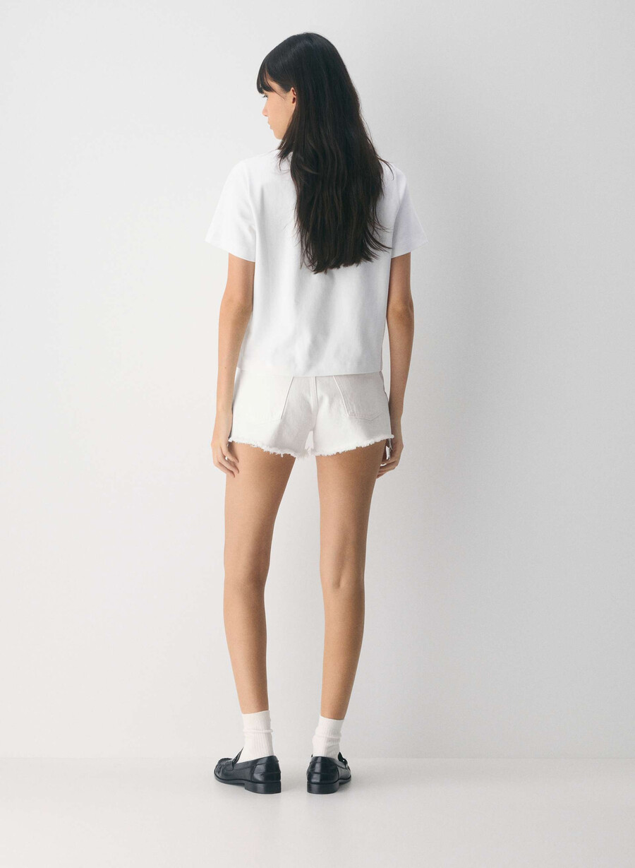 forum denim i pantaloncini di jeans vintage tagliati degli anni 90 a little white lie