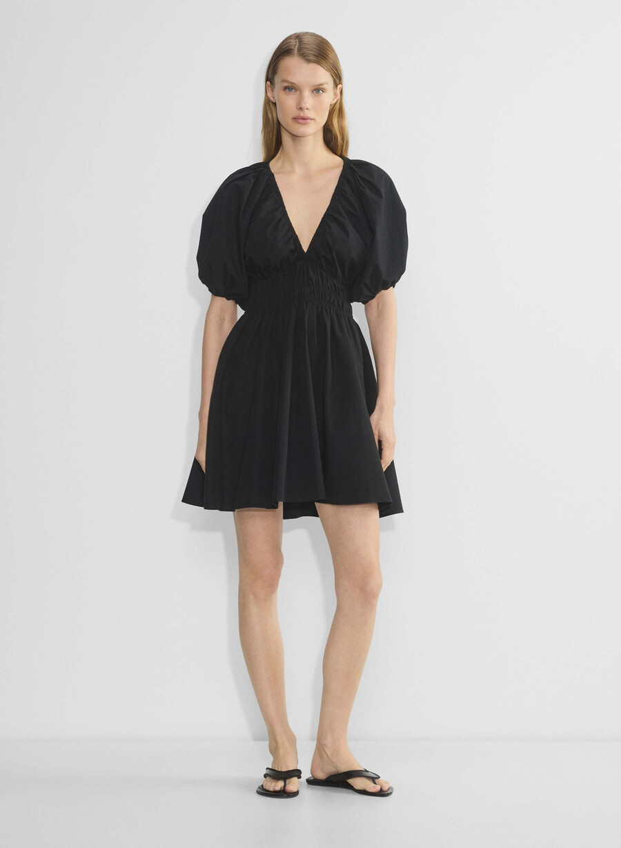 abito in popeline mason nero