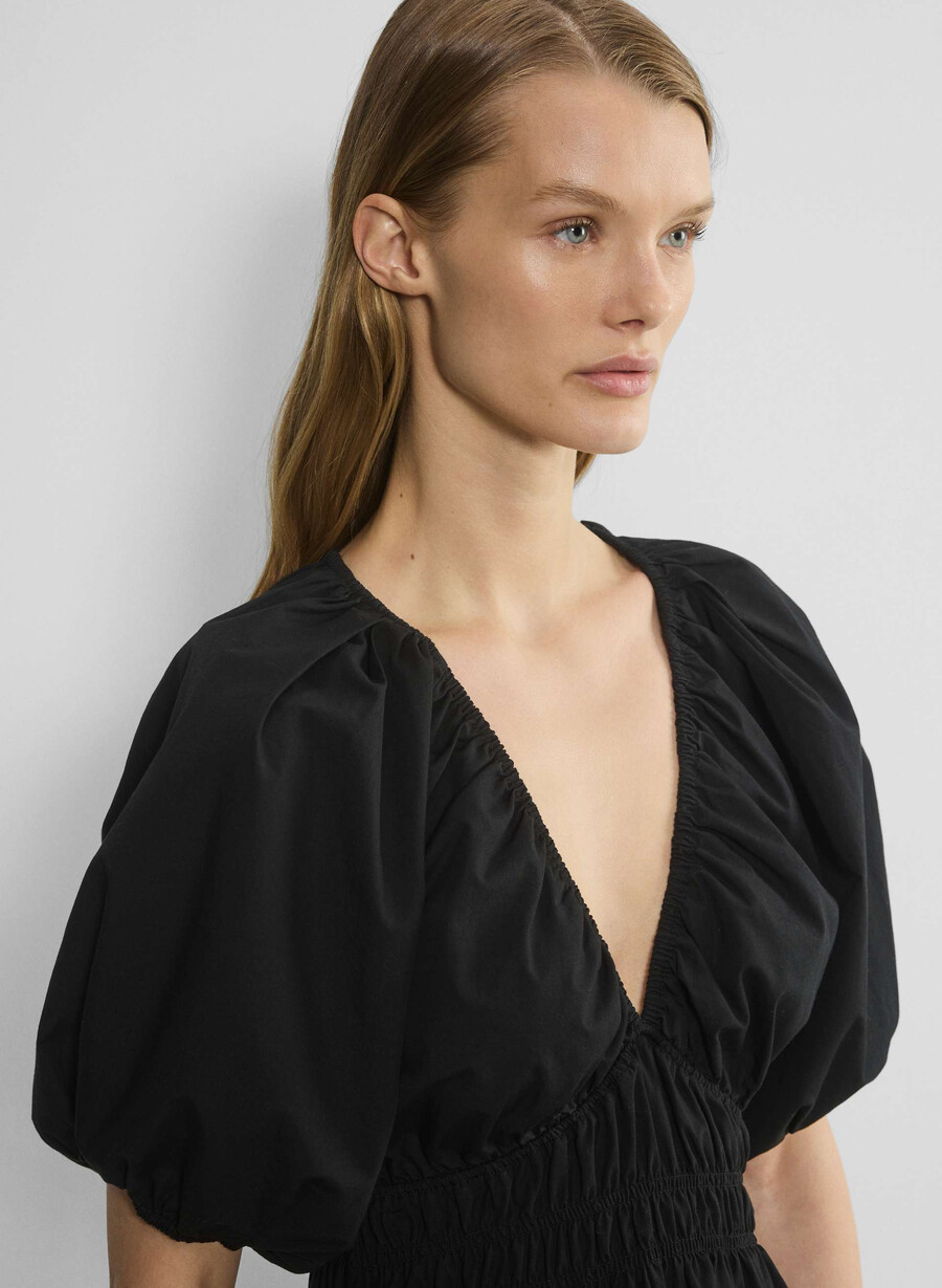 abito in popeline mason nero