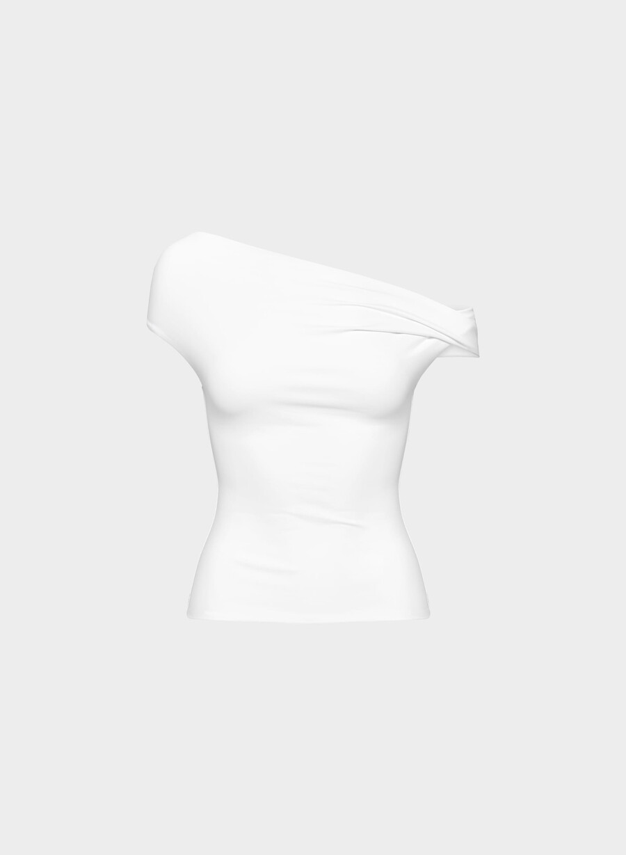 top originale contour ravish bianco brillante