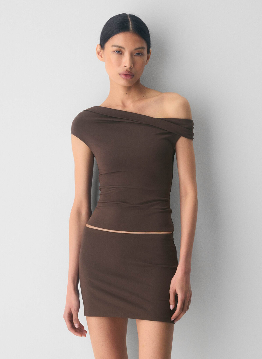 top originale contour ravish ricco marrone mocha