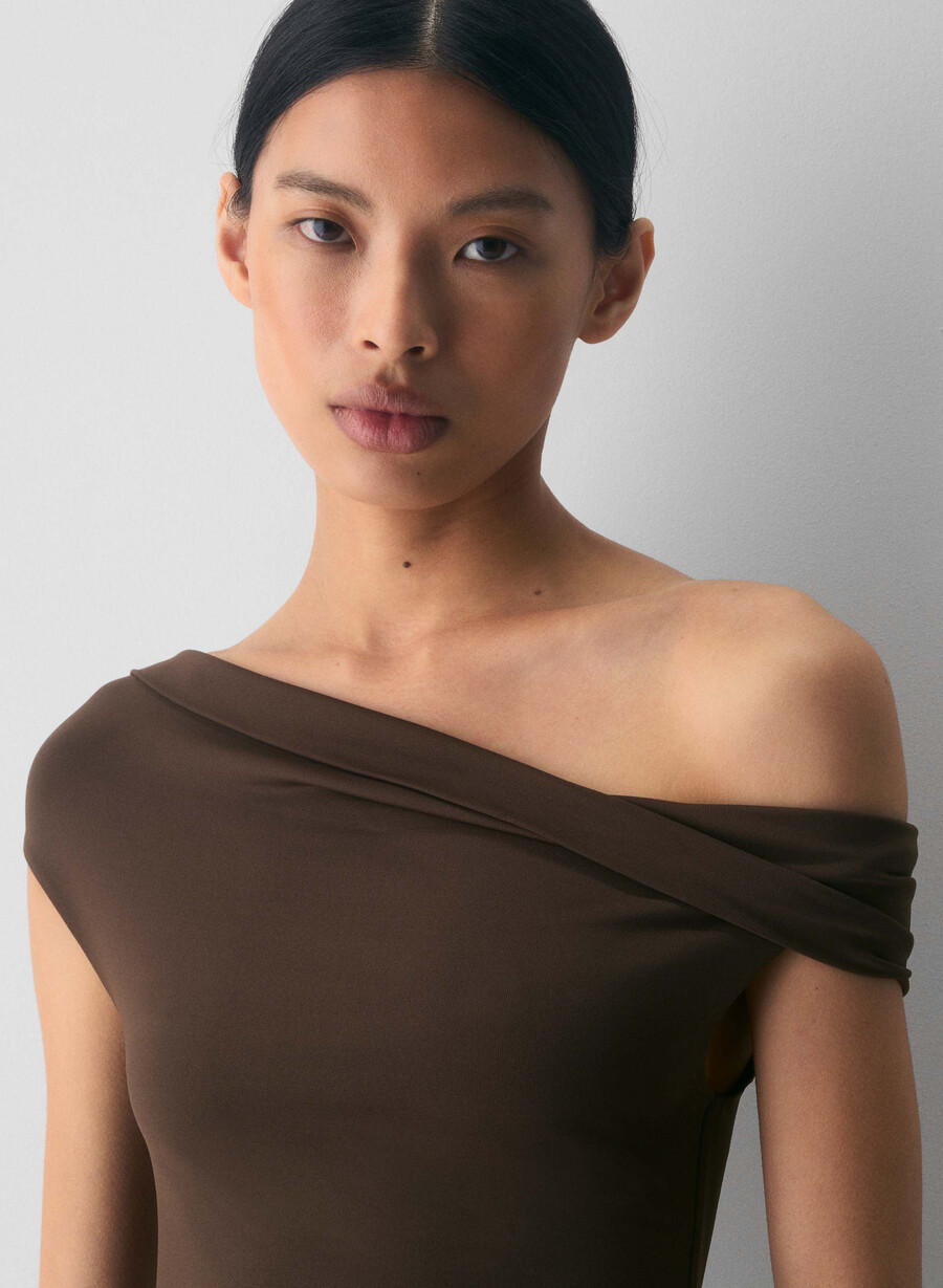 top originale contour ravish ricco marrone mocha