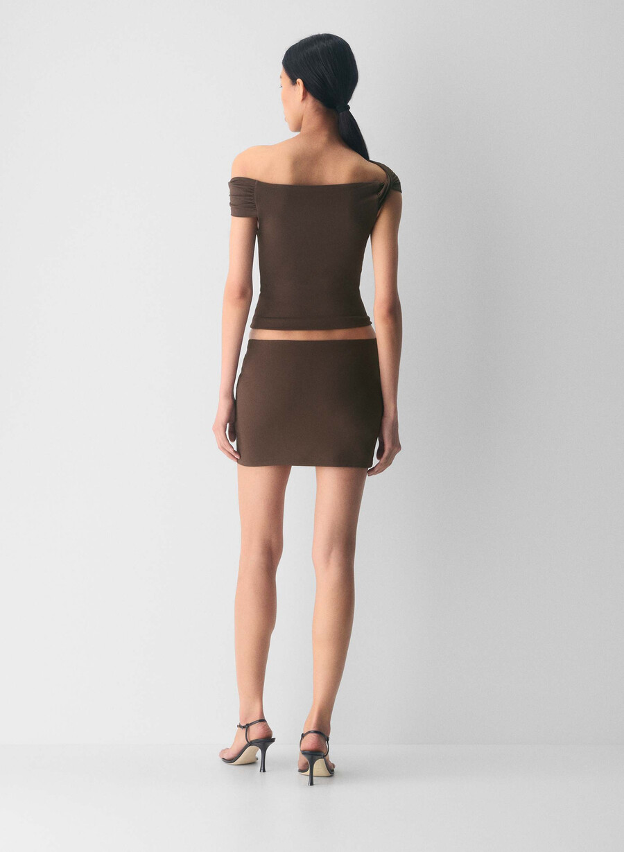 top originale contour ravish ricco marrone mocha