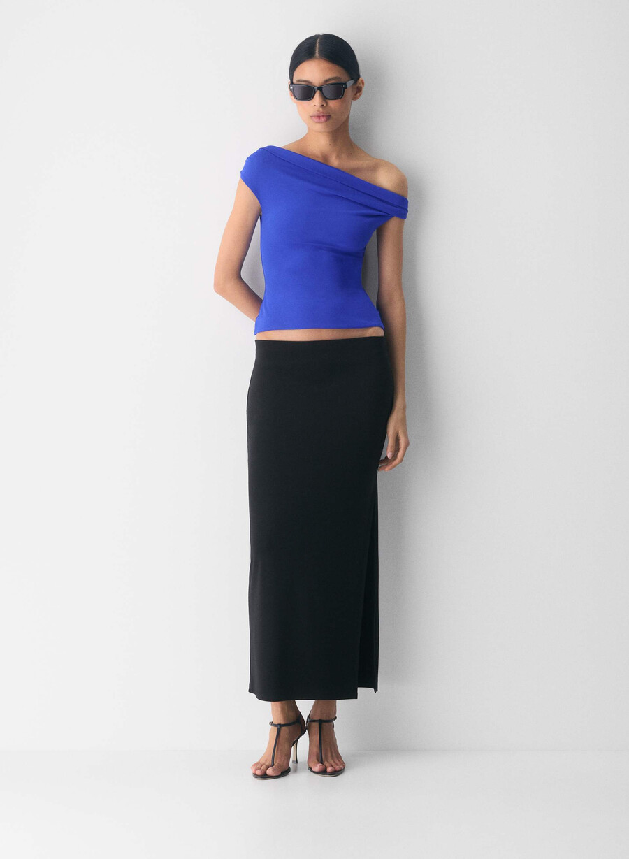 top originale contour ravish blauer