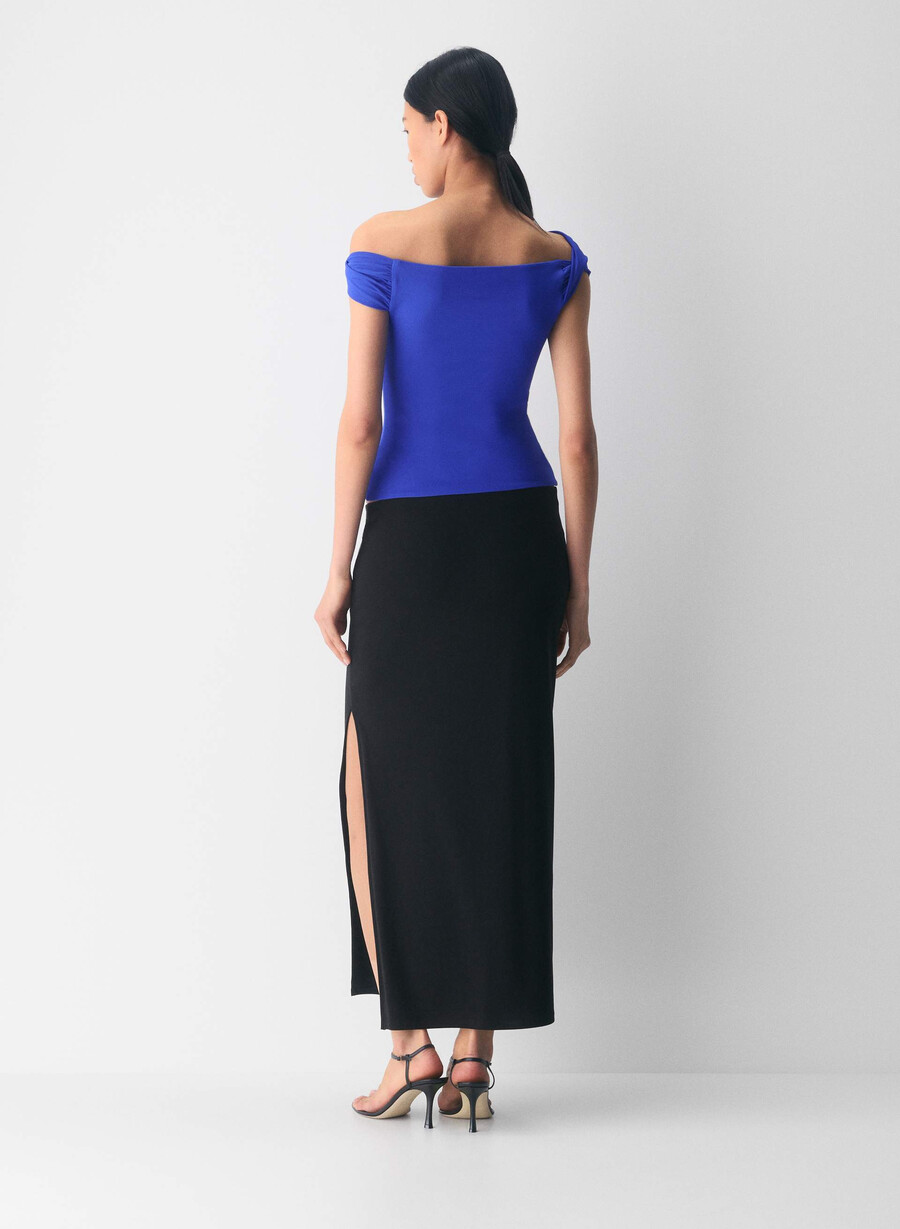 top originale contour ravish blauer