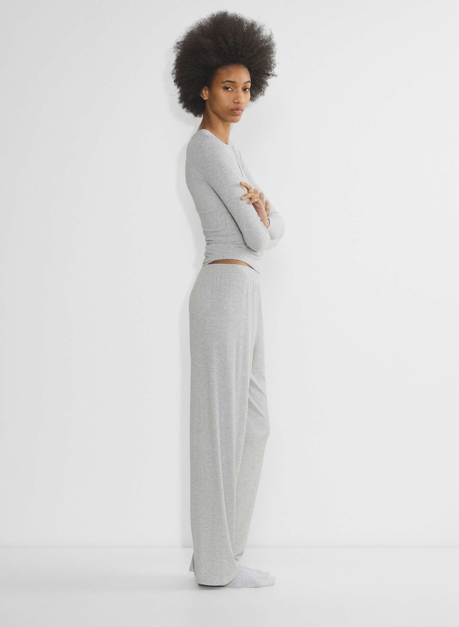 pantaloni luxe lounge tomorrow heather chrome