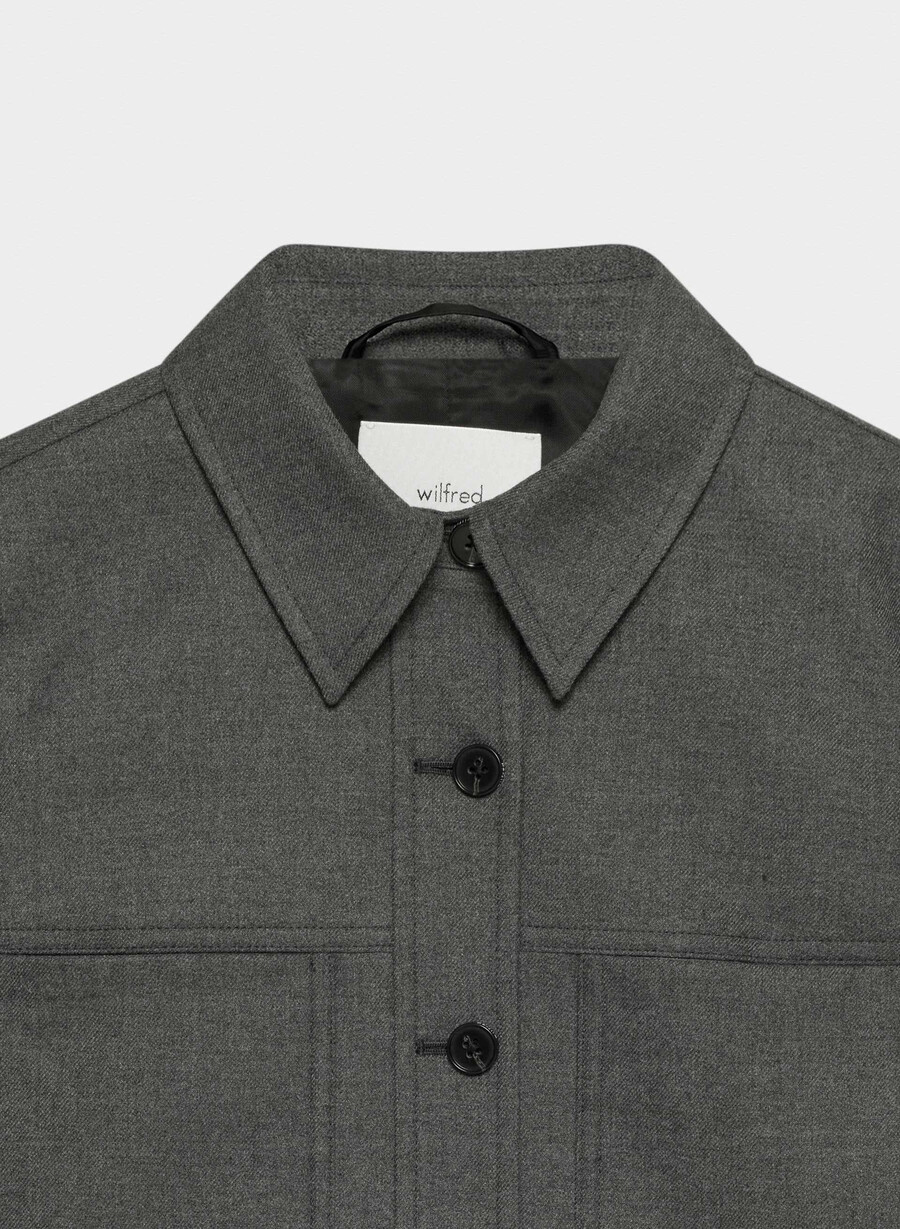 giacca corta heather charcoal