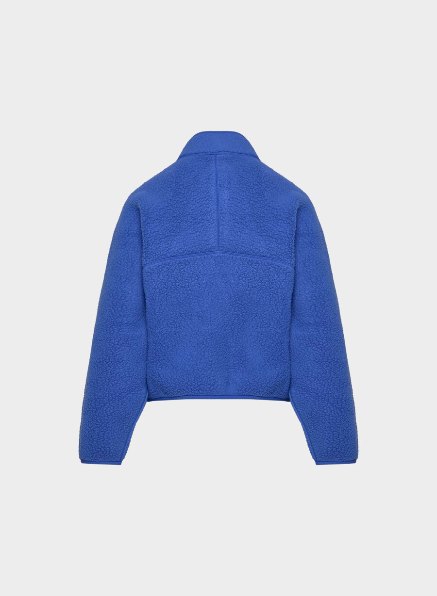 maglione a vita alta con mezza zip polartec thermal pro jazz blue