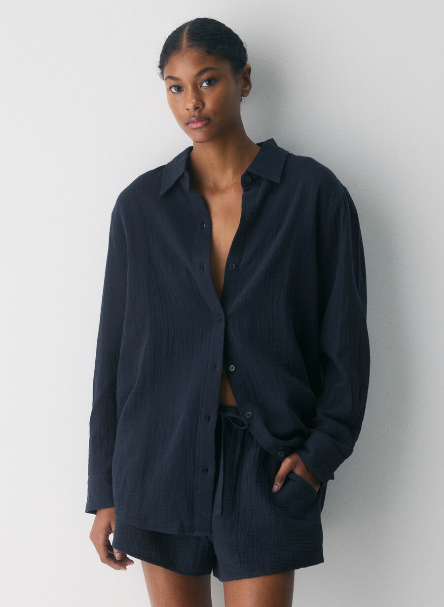 camicia da vela airplush cotton admiral