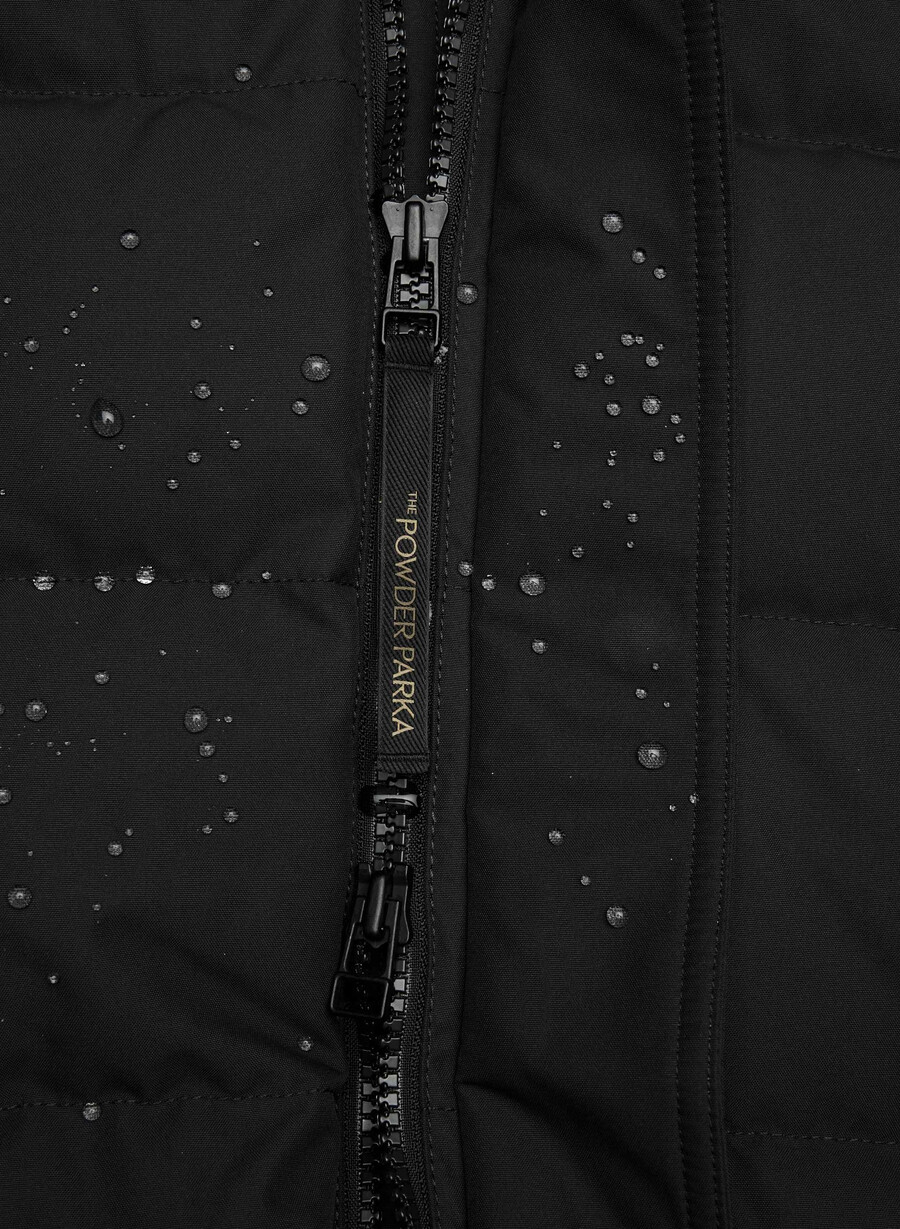 the powder parka long - coldstop nero