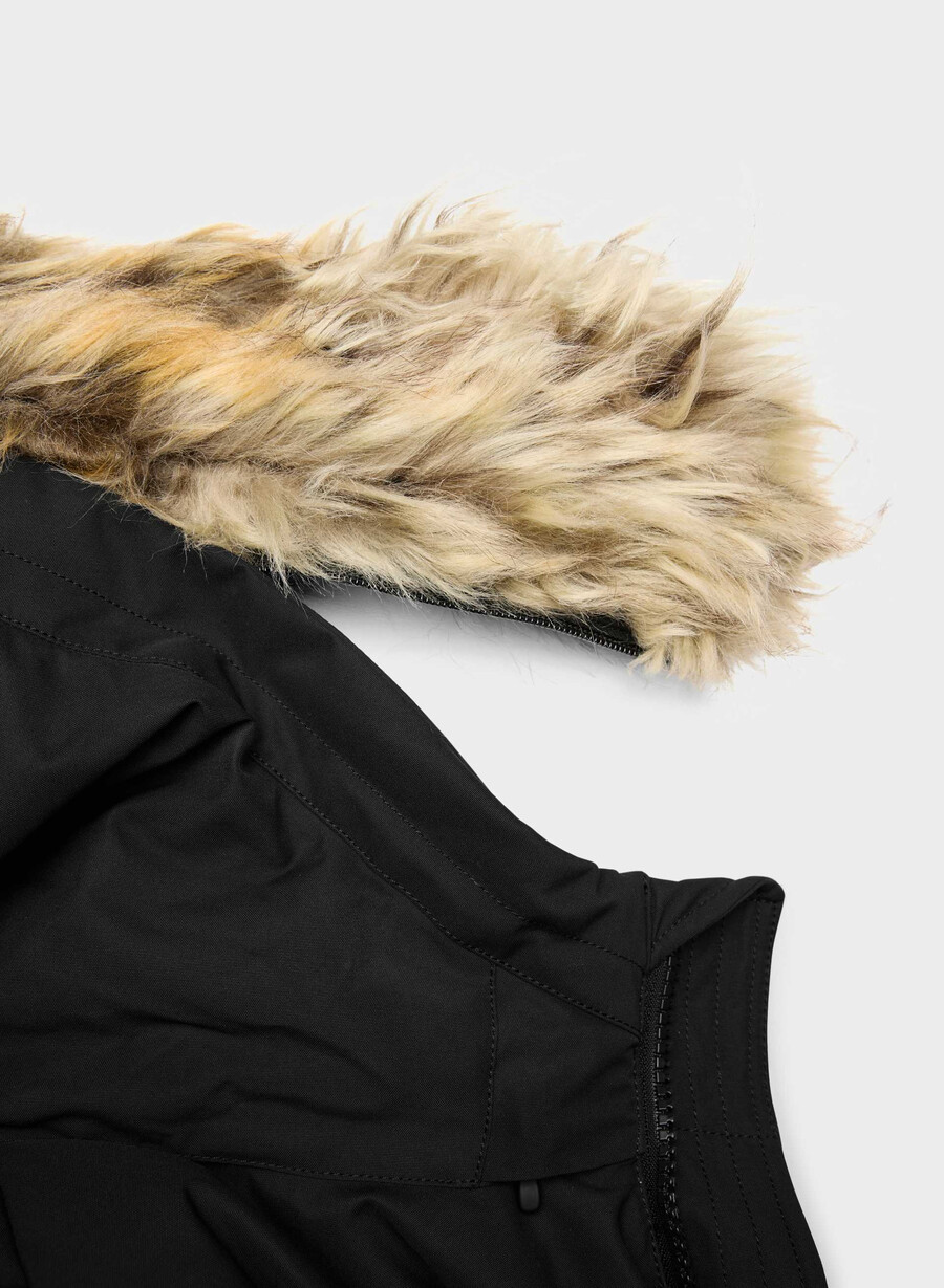 the powder parka long - coldstop nero