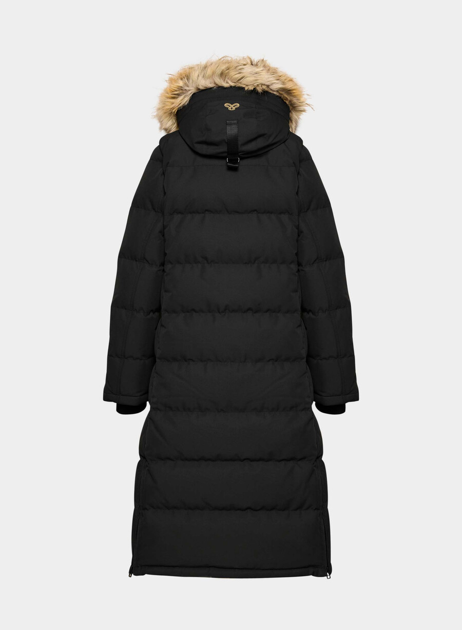 the powder parka long - coldstop nero