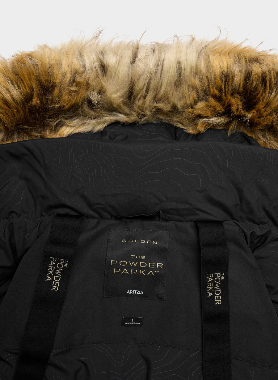 the powder parka long - coldstop nero