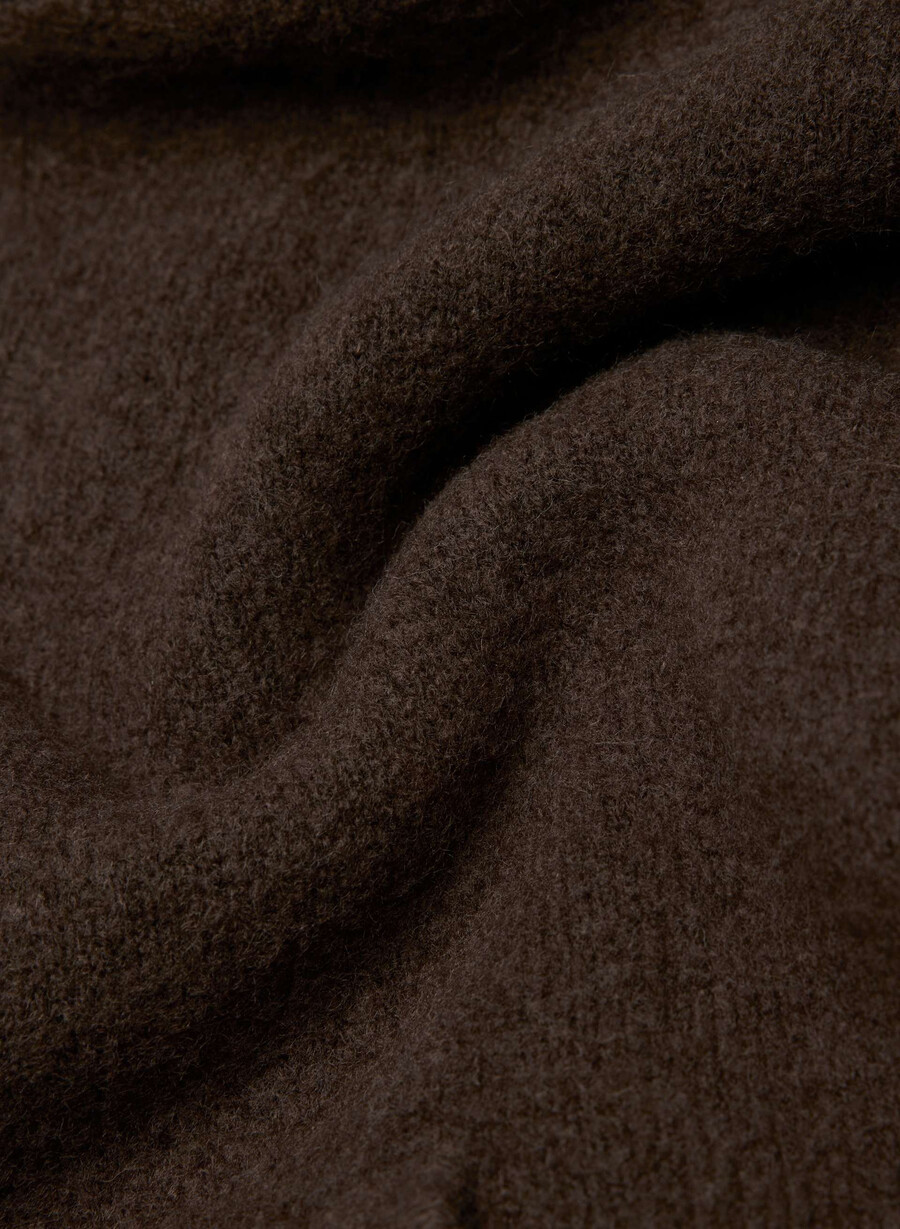 felpa con cappuccio peyton rich mocha brown