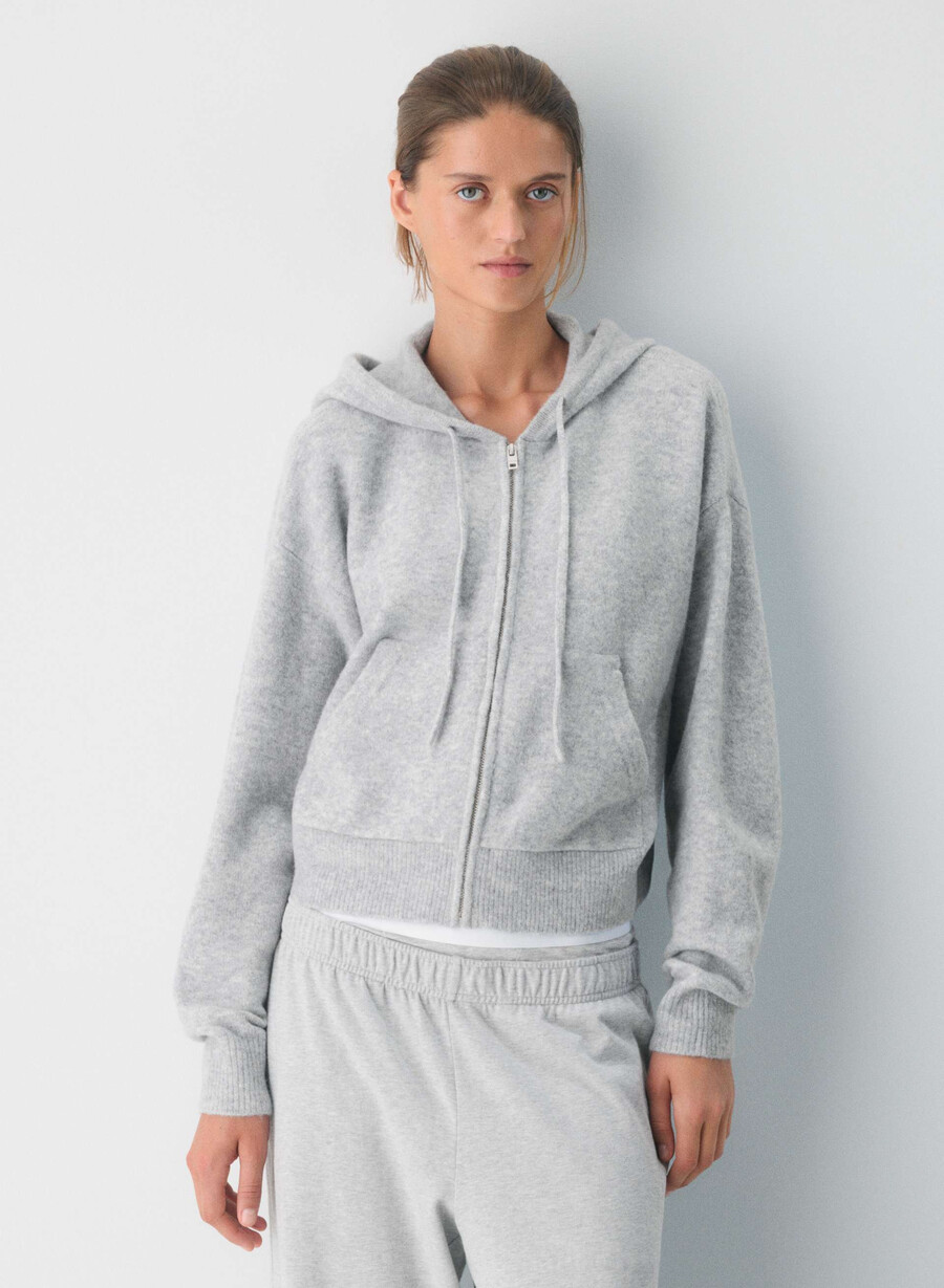 felpa con cappuccio peyton heather chrome