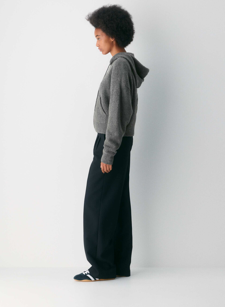 felpa con cappuccio peyton heather charcoal