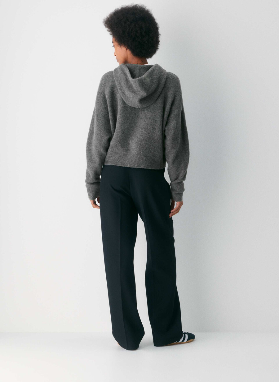 felpa con cappuccio peyton heather charcoal