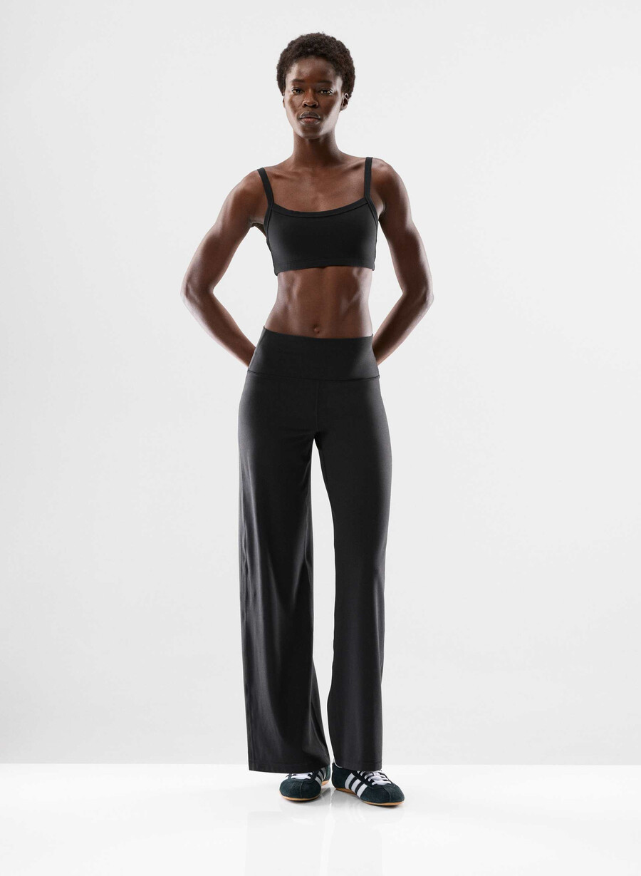 pantaloni asana butter neri