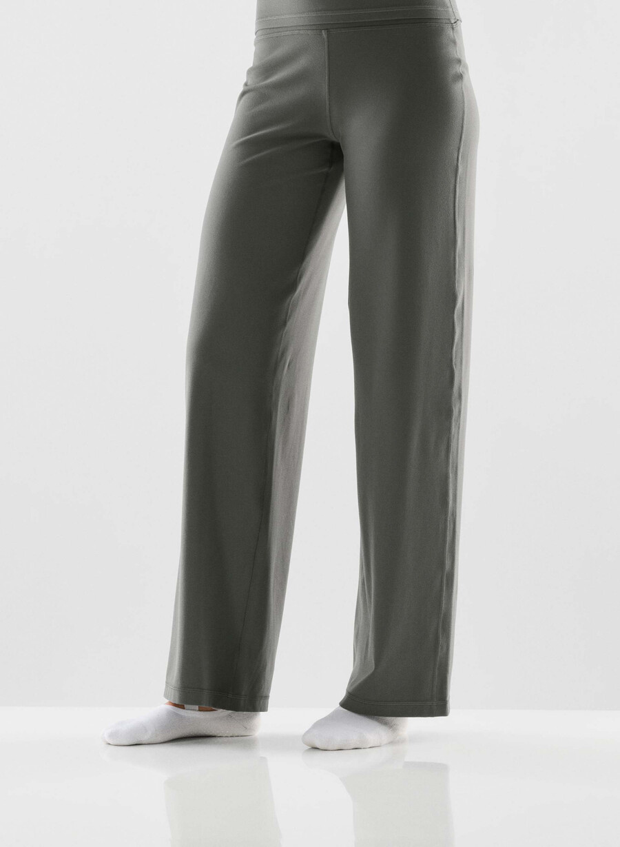 pantaloni asana butter grigio carbone