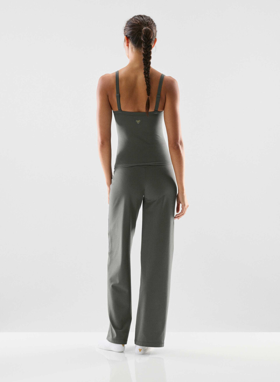 pantaloni asana butter grigio carbone