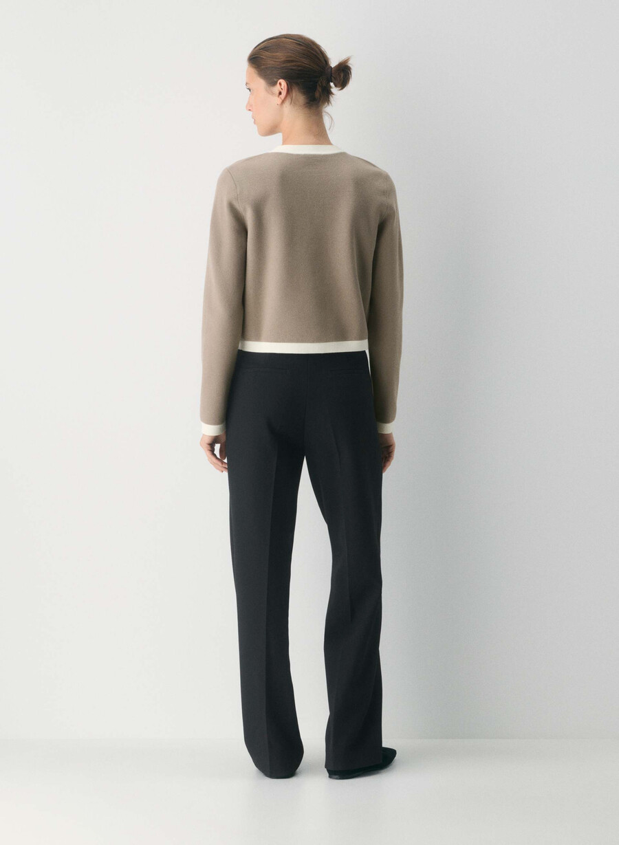 cardigan approach - wonder yarn nomad tpe light birch