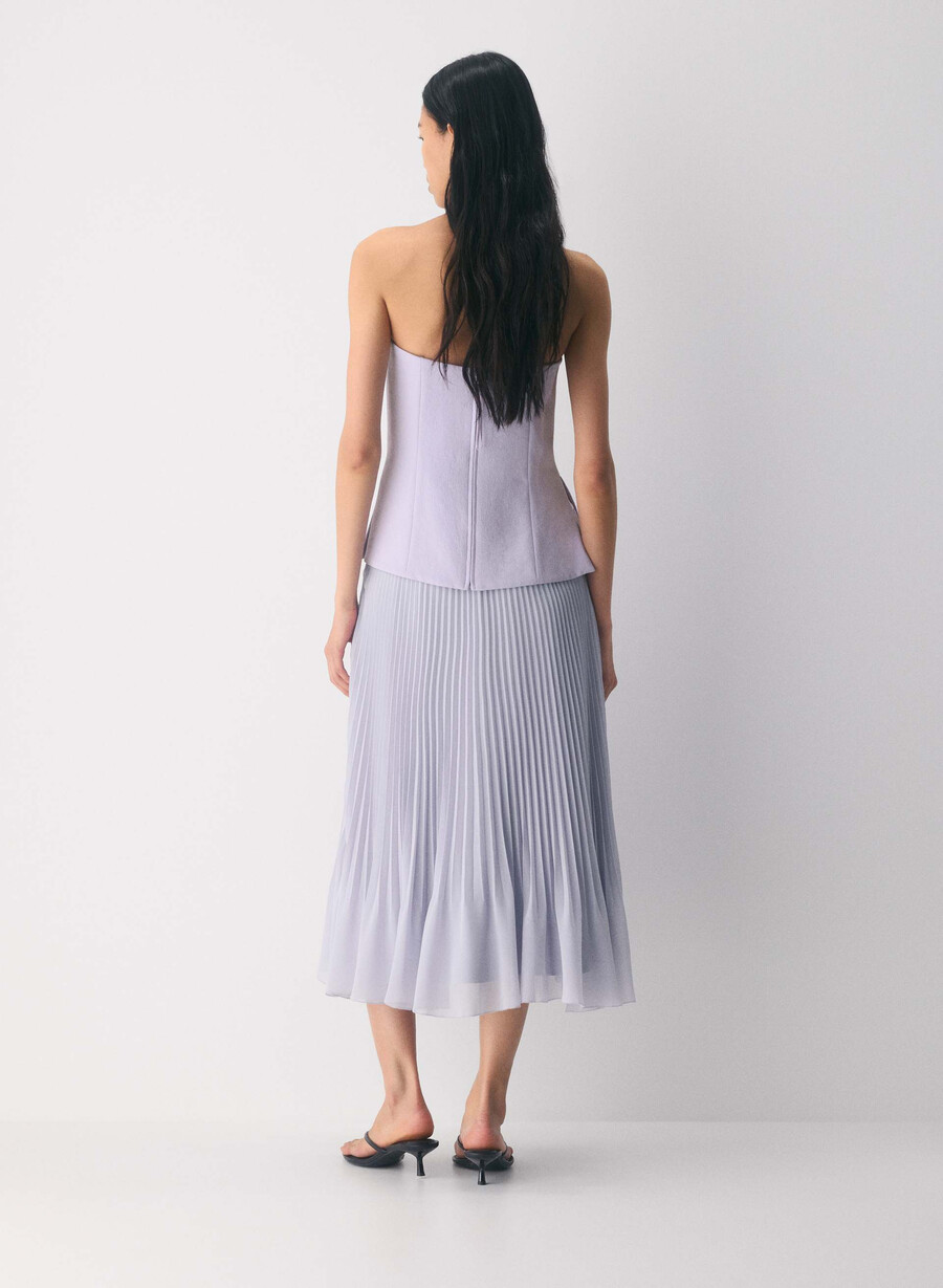gonna plissettata twirl wildflower lilla