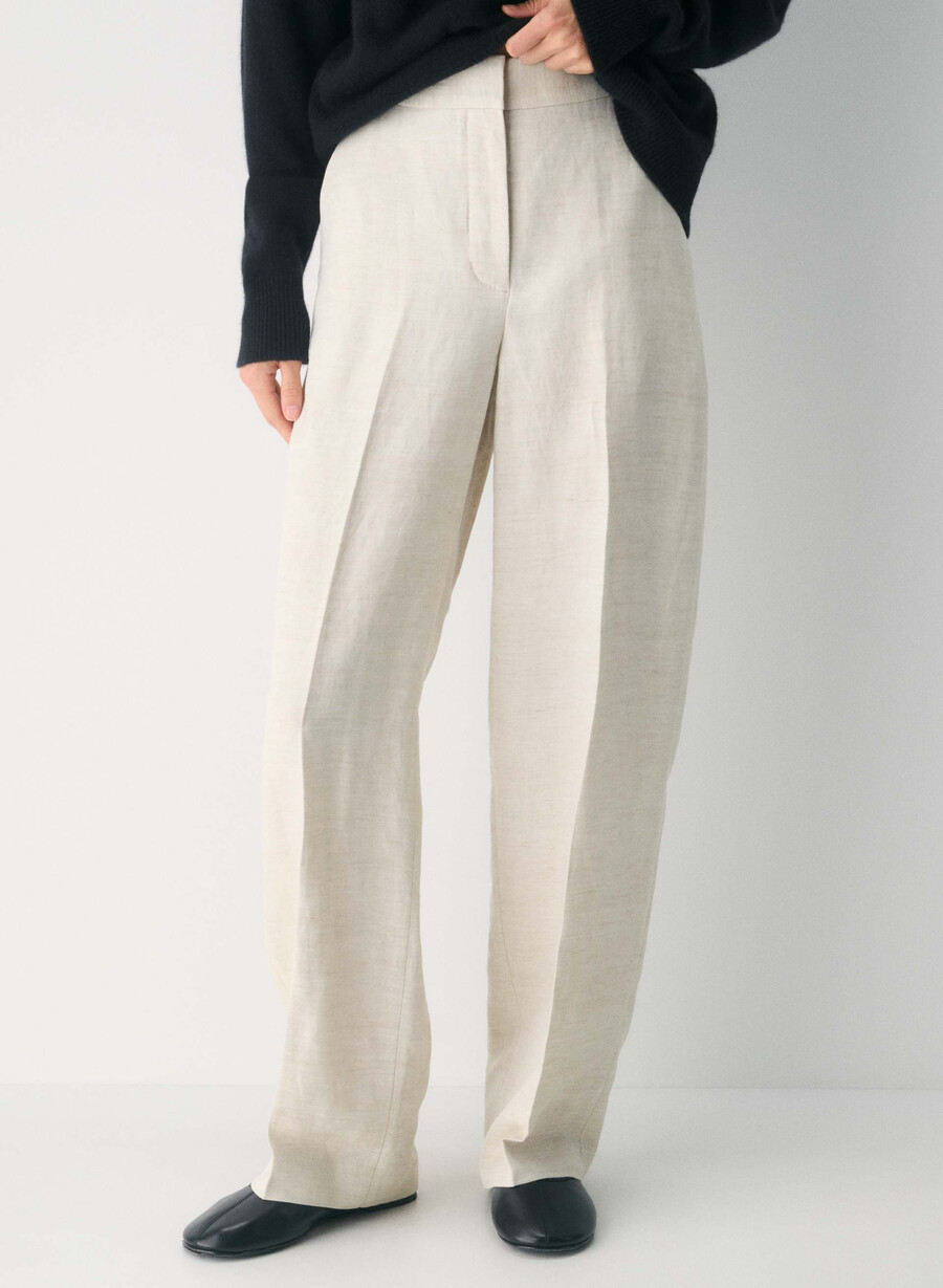 the limitless pant - cruiselinen natural ecru