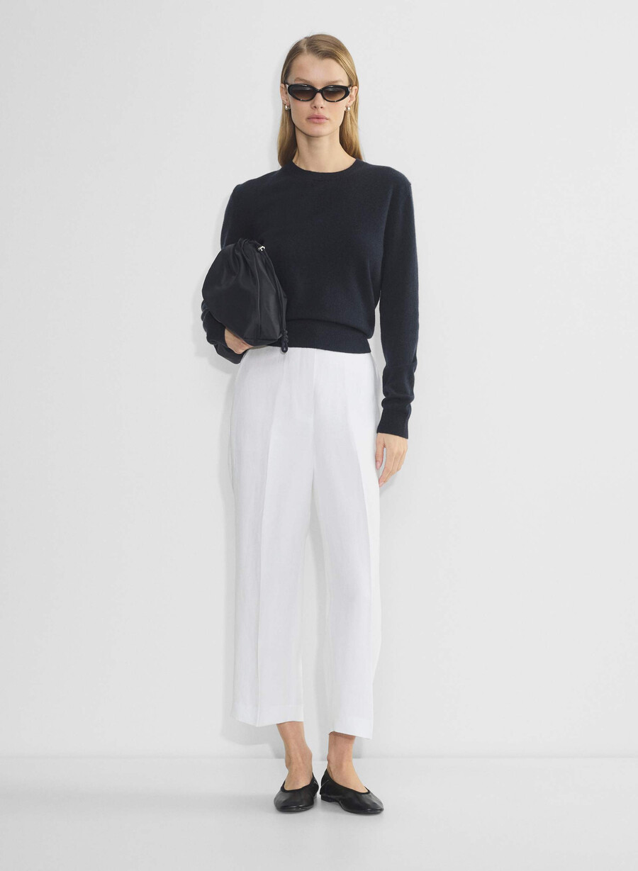 the limitless pant cropped - cruiselinen bianco