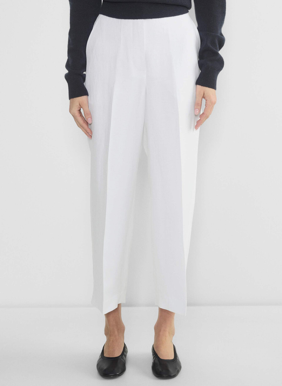 the limitless pant cropped - cruiselinen bianco