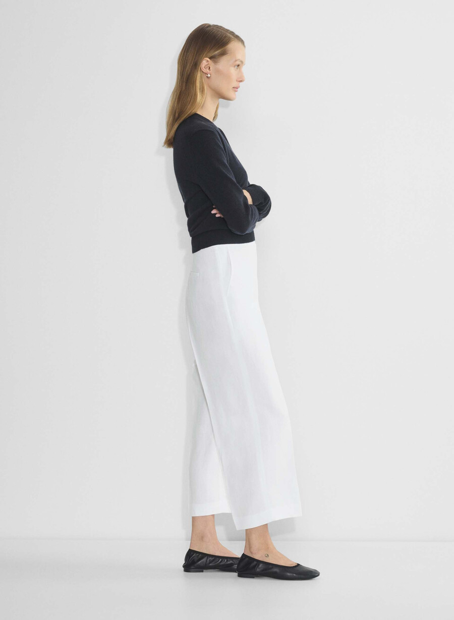 the limitless pant cropped - cruiselinen bianco