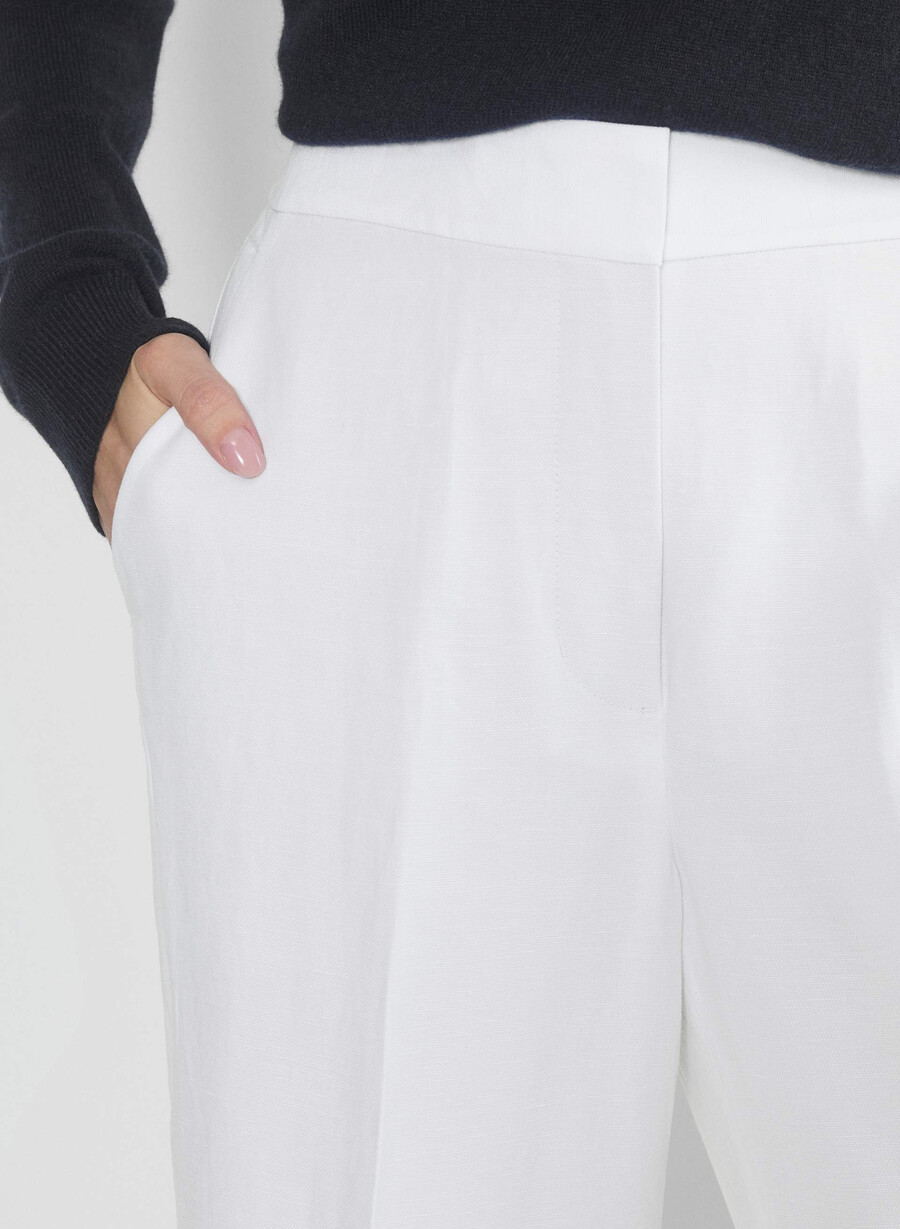 the limitless pant cropped - cruiselinen bianco