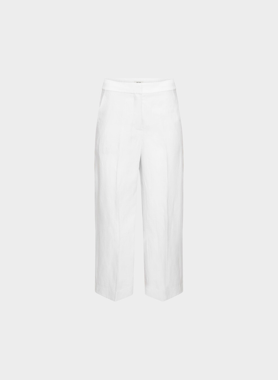 the limitless pant cropped - cruiselinen bianco