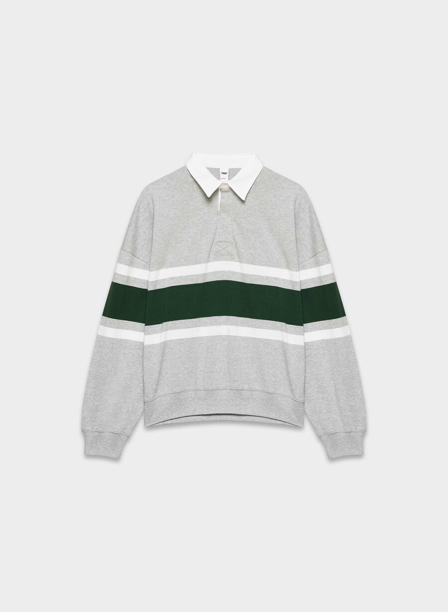 polo a maniche lunghe mighty cotton lomu hthr chrm campus gr