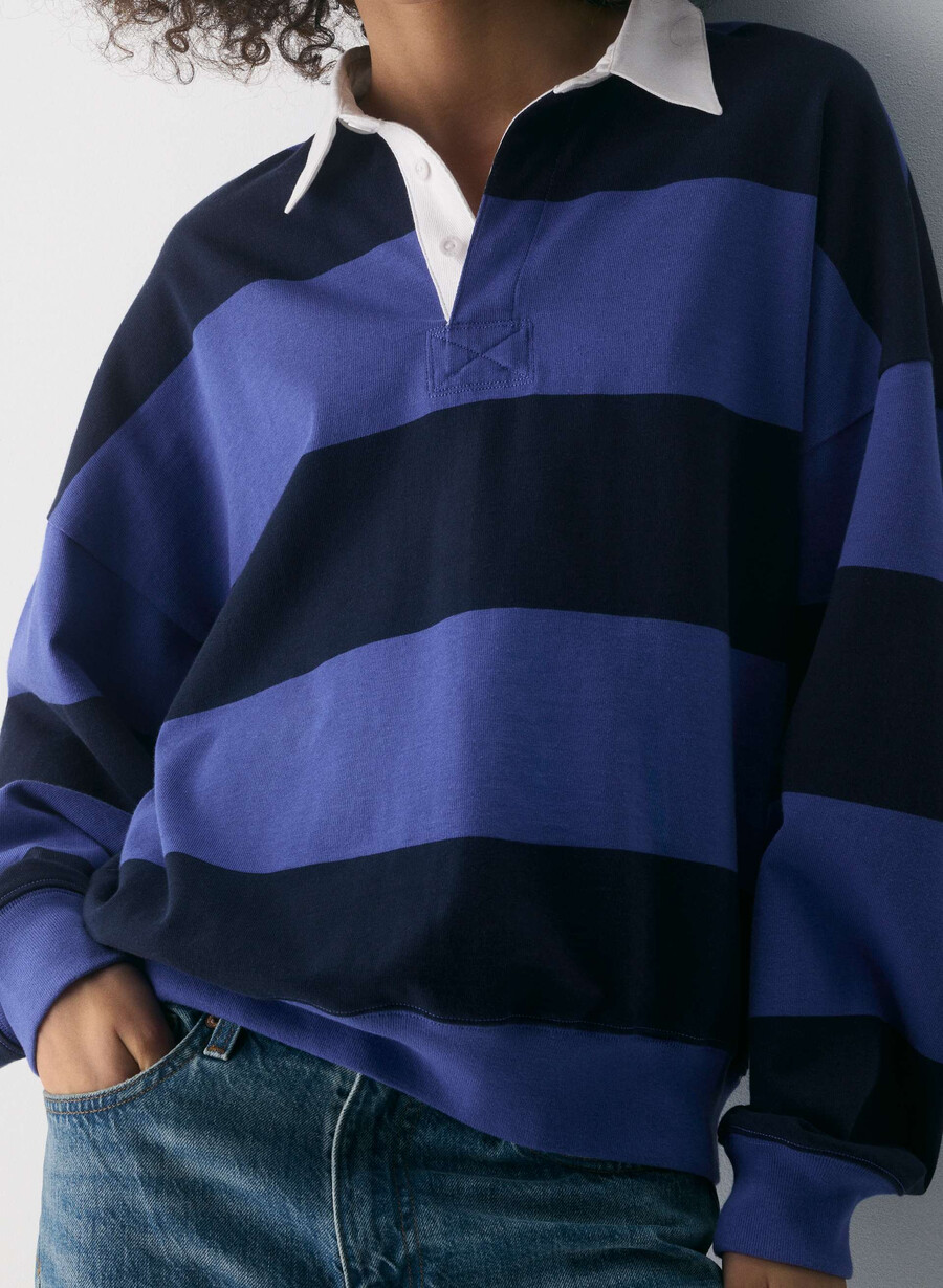 polo a maniche lunghe lomu mighty cotton moonsail bl admiral